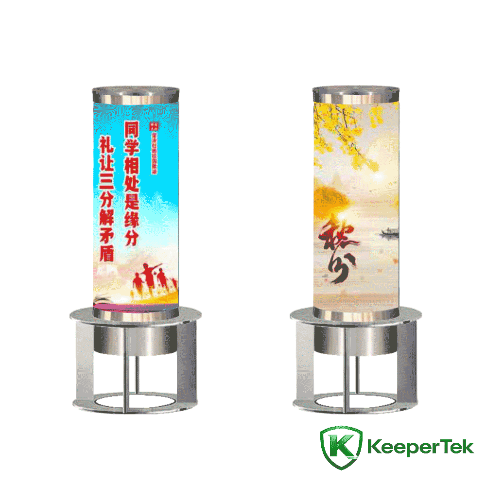የማስታወቂያ ብርሃን ሳጥን አይነት ቋሚ አምድ KT-DX09