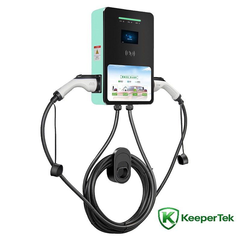 7KW/14KW ወለል-ቆመ ነጠላ እና ድርብ ሽጉጥ AC ቻርጅ ክምር KT-HC06
